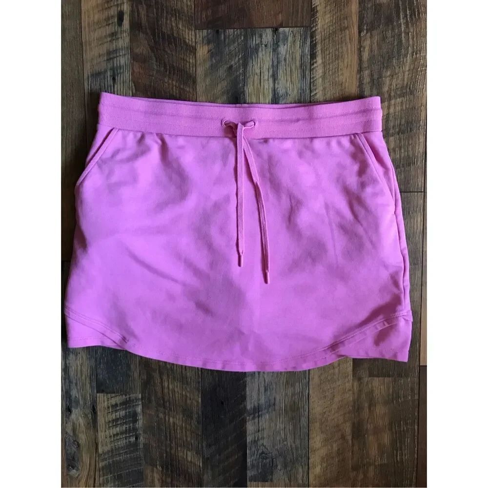 Crown & Ivy curvy skort skirt SZ XL tennis pickleball cruise pink travel